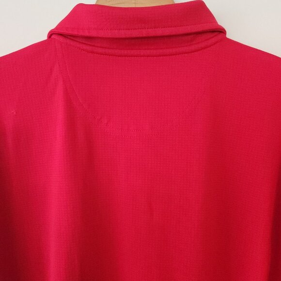 Nebraska Cornhuskers Polo Shirt Cutter & Buck Red Short Sleeve Large NEW NWOT - Picture 7 of 11